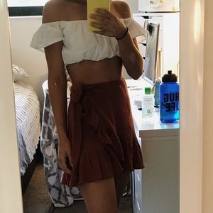 Zara Mini Wrap Skirt